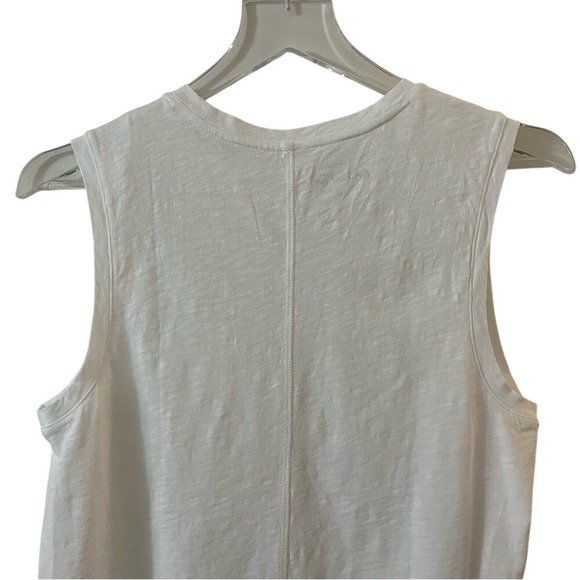 J Crew Shirt Womens White Girlfriend pocket tank top medium CJ049 NWT - Picture 13 of 14
